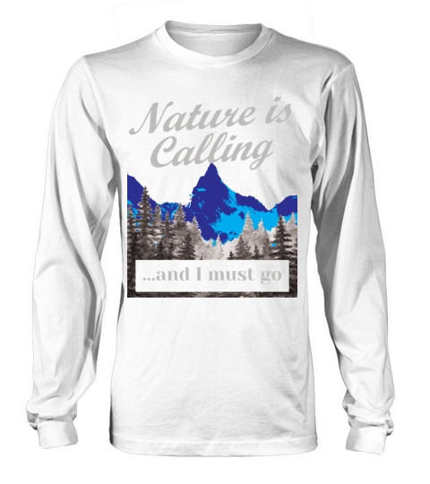 Hiking Nature is Calling Hike Vintage Long sleeved Unisex