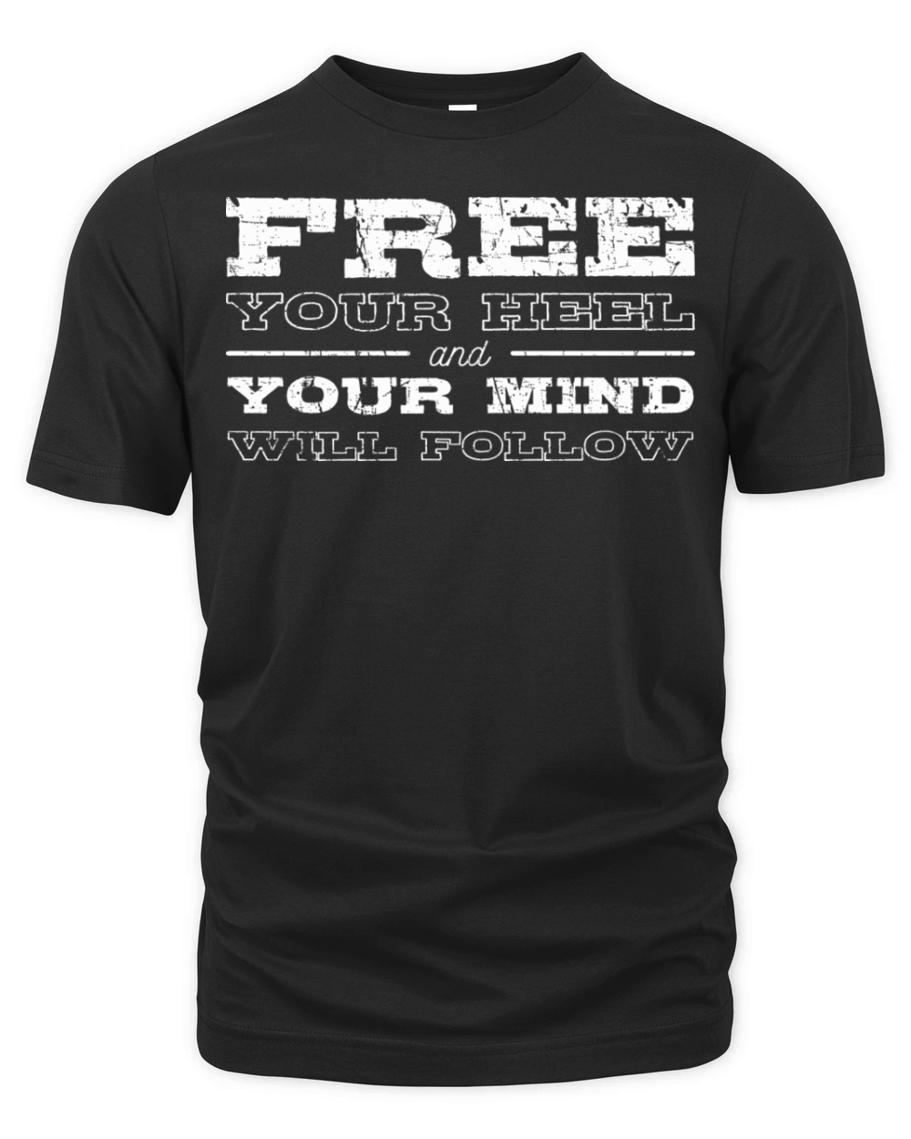 Free Your Heel Telemark Ski Telemarking Skiing Organic Unisex T-shirt