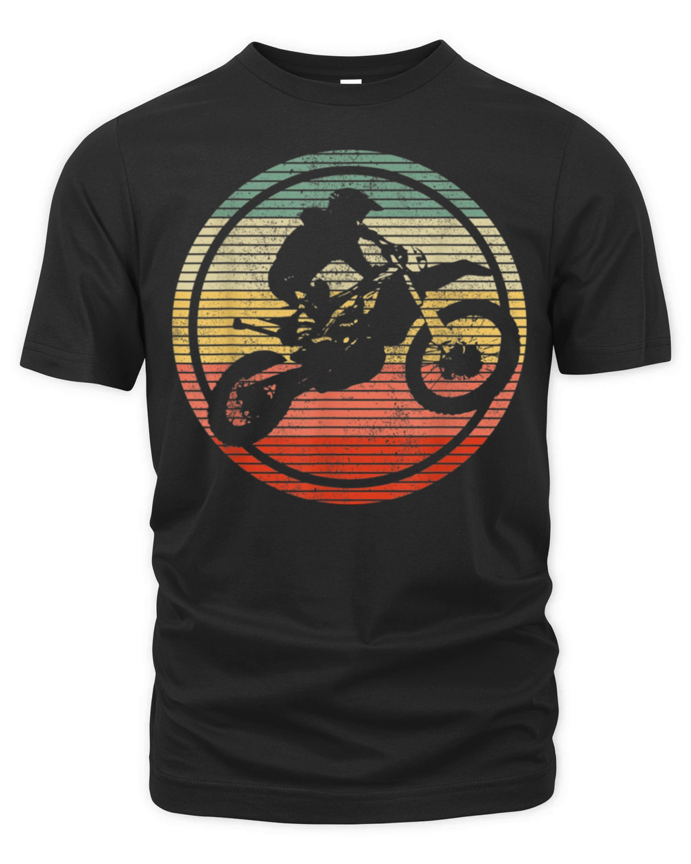Vintage Motocross Dirt Bike Organic Unisex T-shirt
