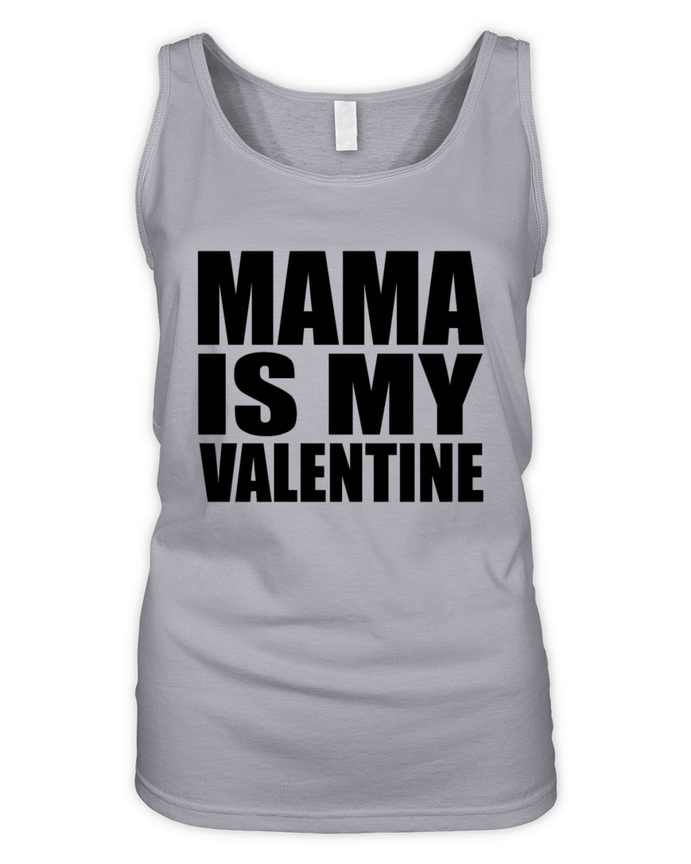 Mama is my valentine Organic Women's Tank Top