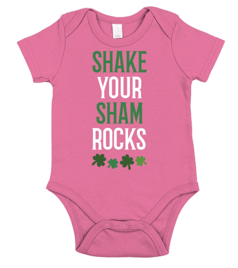 Funny Irish Saint Patricks Day Shake Your Short Sleeve Baby One-Piece