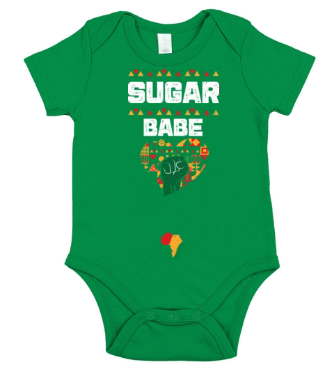 Sugar Babe - Black History Month Short Sleeve Baby One-Piece