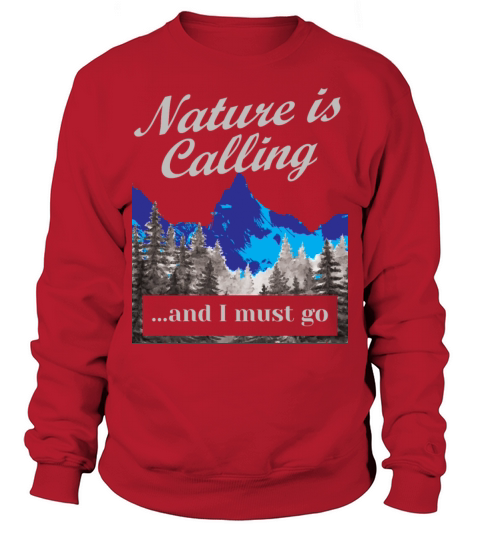Hiking Nature is Calling Hike Vintage Sweatshirt Unisex