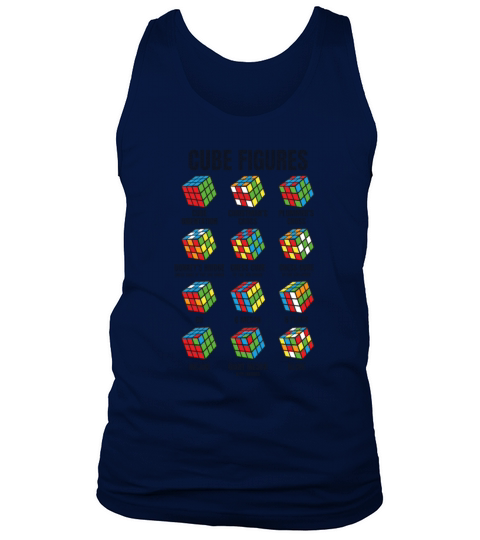 Cube Figures Speedcubing Cubing Speedsolving Tank Top Unisex