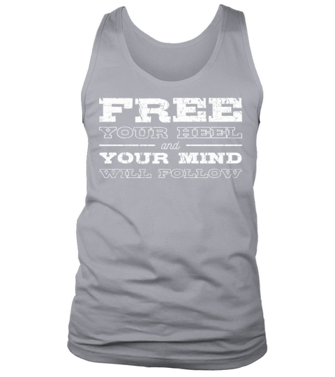 Free Your Heel Telemark Ski Telemarking Skiing Tank Top Unisex