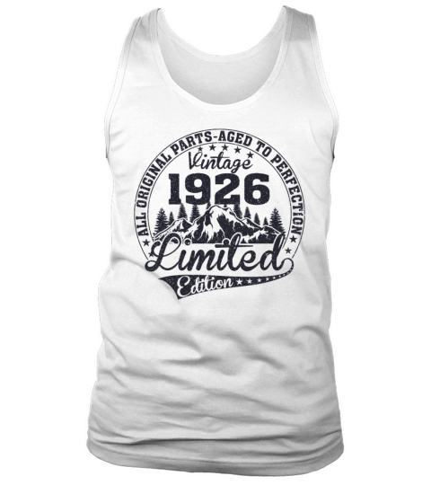 Vintage Birthday Original Gift Idea 1926 Tank Top Unisex