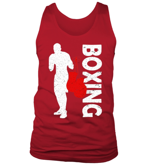 Vintage Boxing Boxer Art Kickboxing Tank Top Unisex