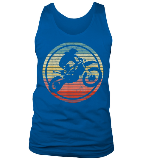 Vintage Motocross Dirt Bike Tank Top Unisex