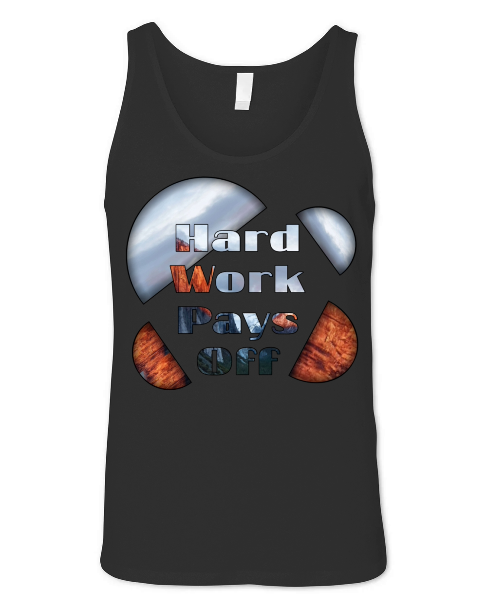 Hard work pays off Unisex Jersey Tank