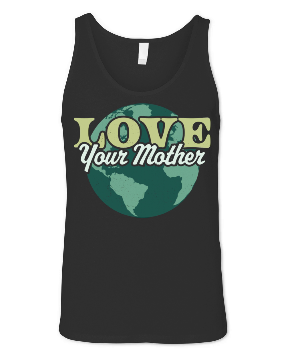 Love Your Mother Earth Day Retro Vintage Earth Day Unisex Jersey Tank