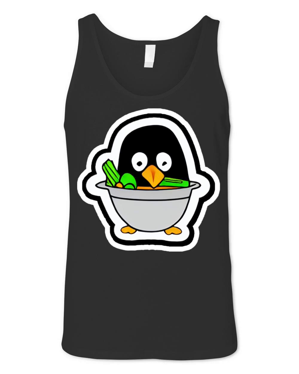Penguin Poke Bowl Unisex Jersey Tank