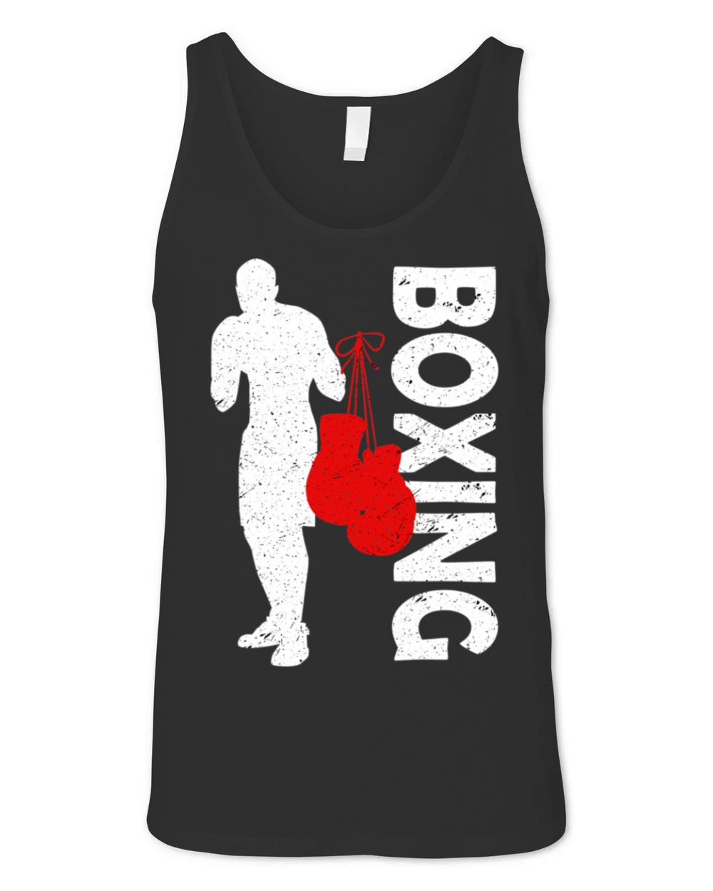 Vintage Boxing Boxer Art Kickboxing Unisex Jersey Tank
