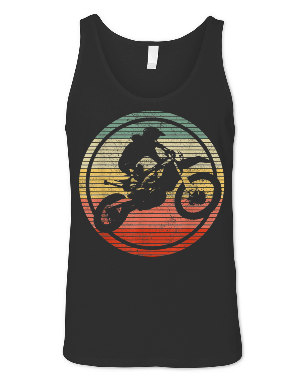 Vintage Motocross Dirt Bike Unisex Jersey Tank