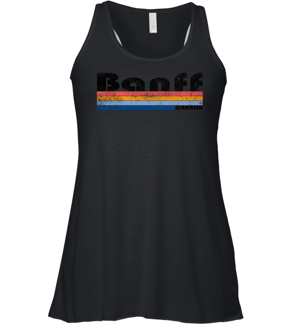 1980S Style Banff Canada Women's Flowy Tank Top
