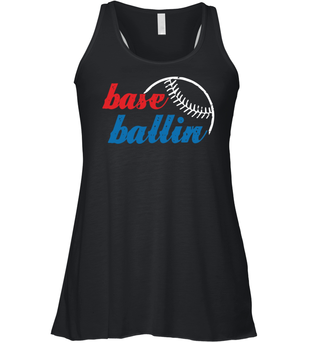 baseball ballin Women's Flowy Tank Top