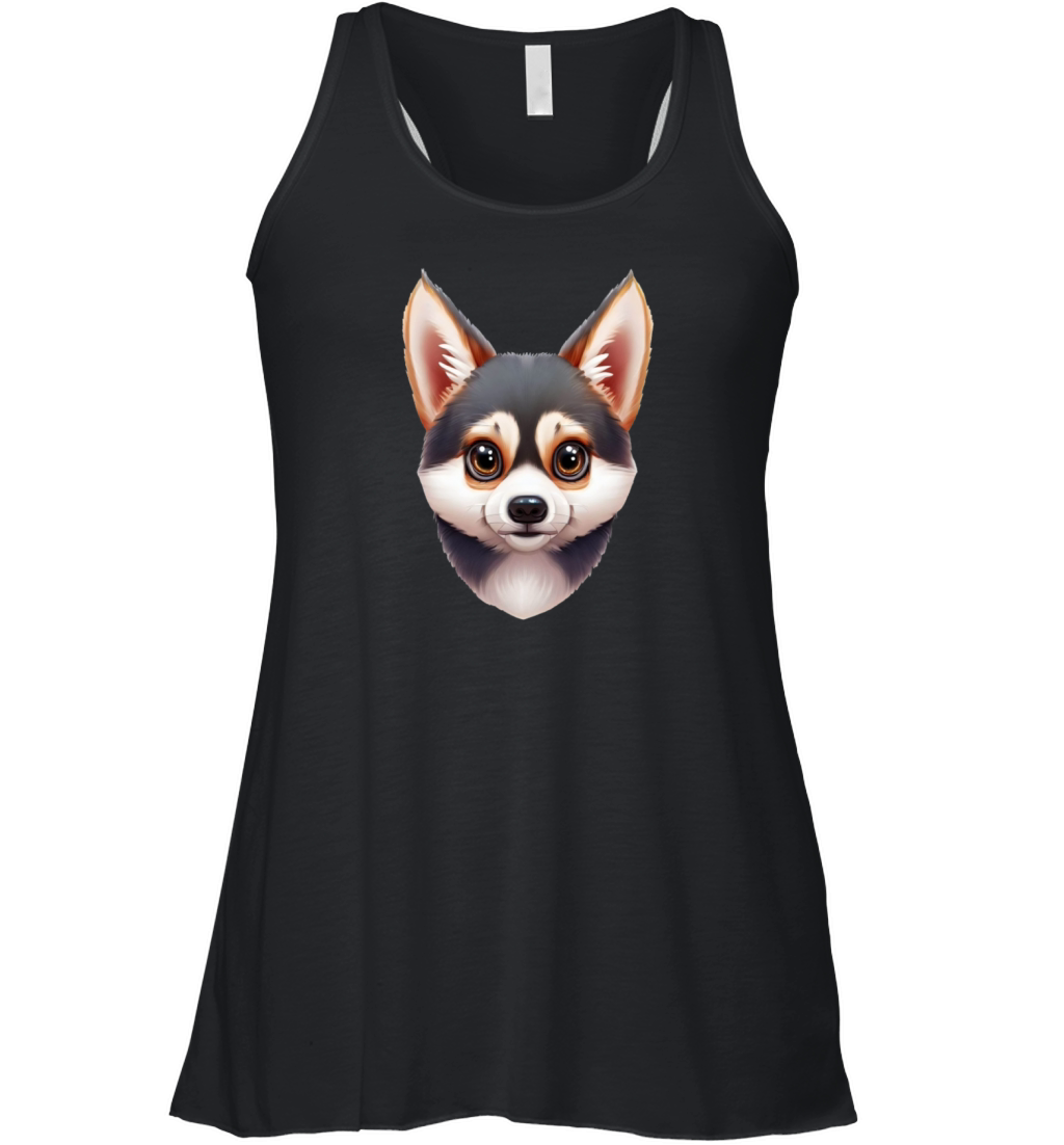 Fur-endly Alaskan Klee Kai Women's Flowy Tank Top