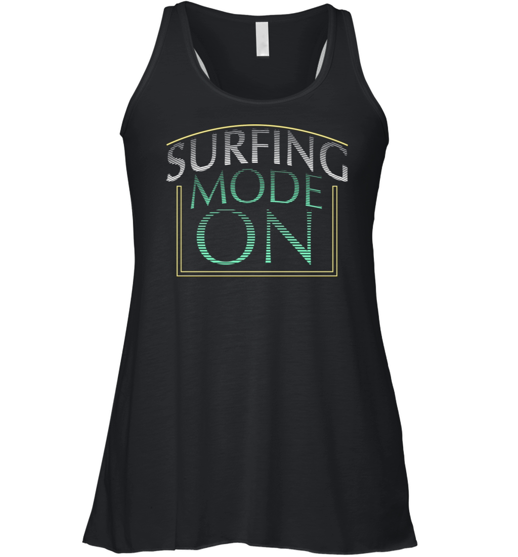 Surfing Mode On Women's Flowy Tank Top
