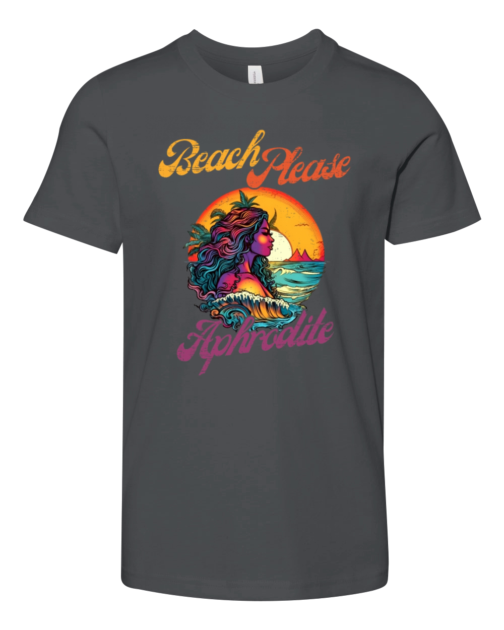 Beach Please - Aphrodite Youth Unisex Jersey Tee