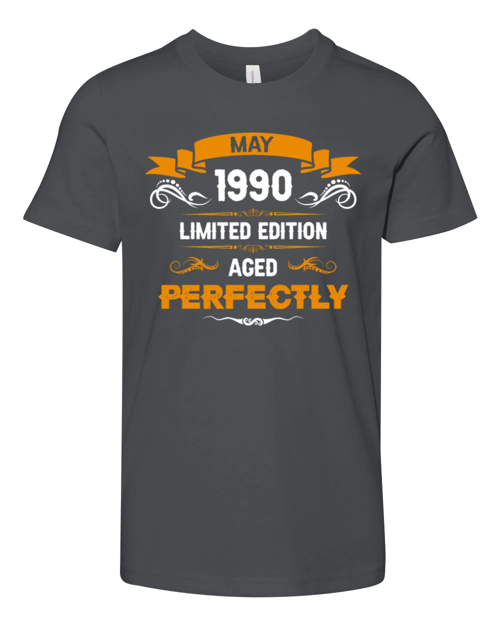 May 1990 Vintage Birthday Present Youth Unisex Jersey Tee