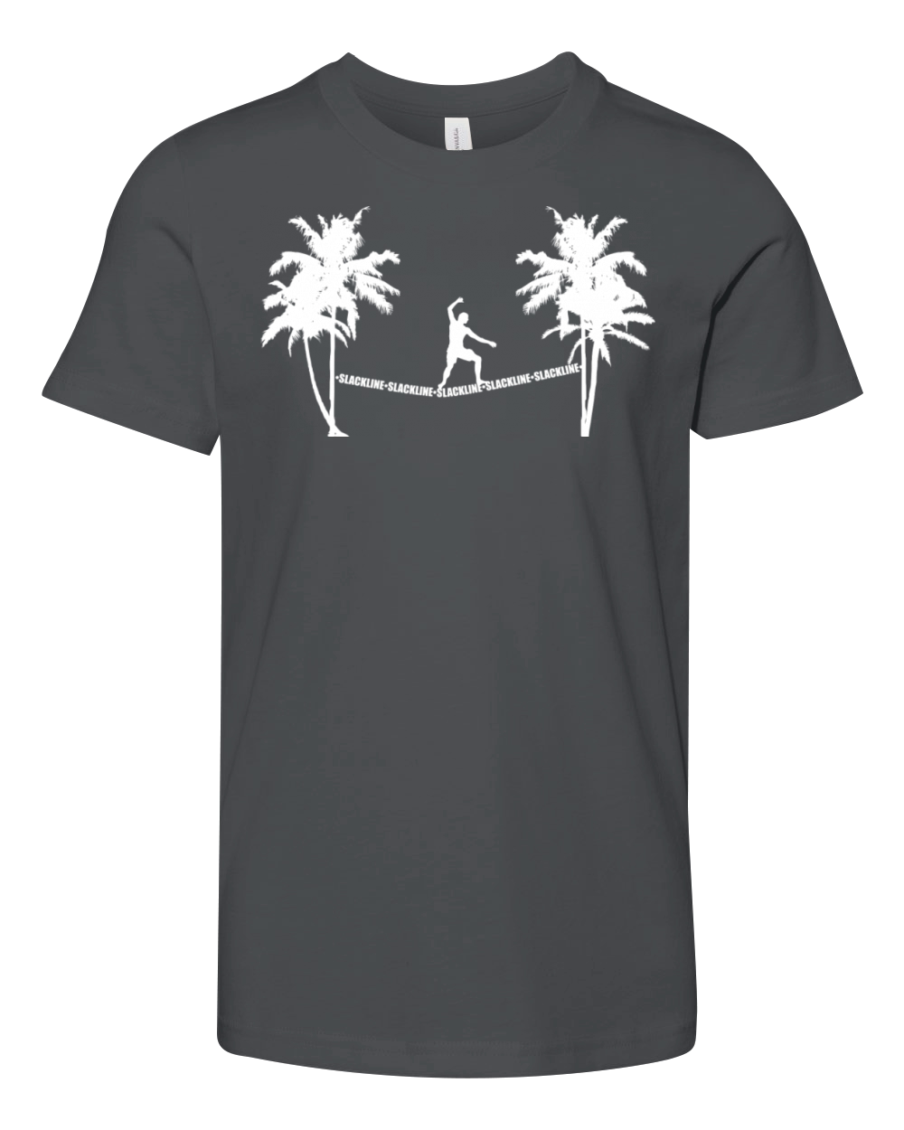 Summer Hobbies Summer Palms Slackline Slackliner Youth Unisex Jersey Tee