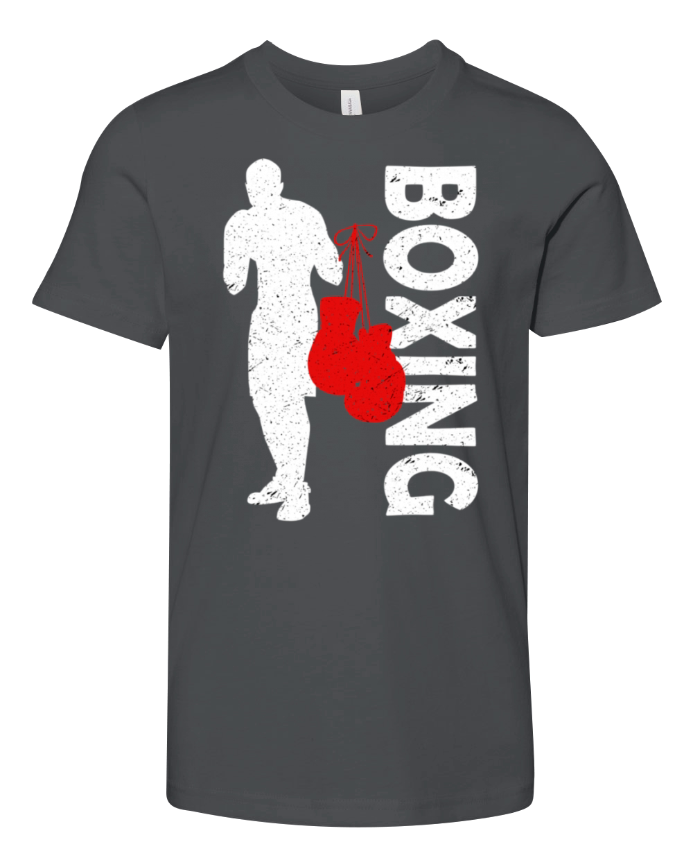 Vintage Boxing Boxer Art Kickboxing Youth Unisex Jersey Tee