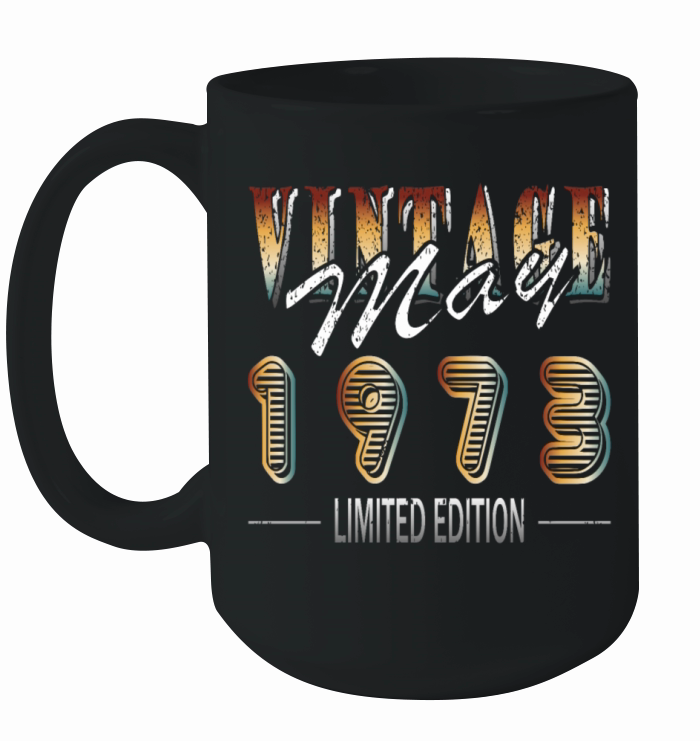 May 1973 limited edition vintage birth year Ceramic Mug
