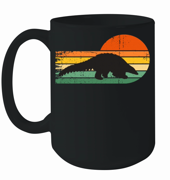 Pangolin Vintage Retro Style Ceramic Mug