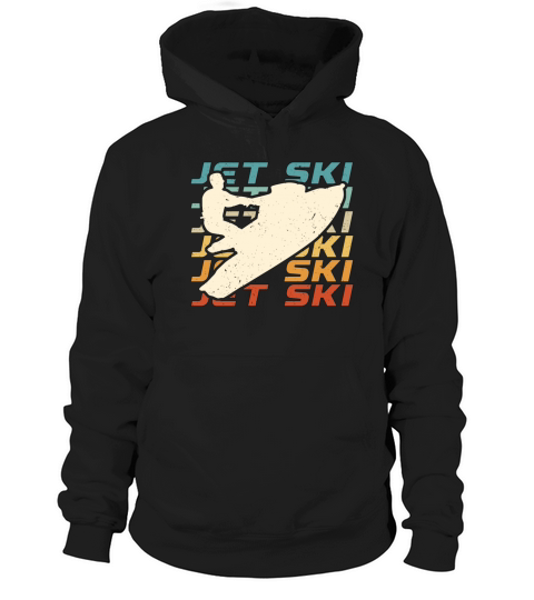 Jet Skiing Jet Ski Retro Water Sports Motor Boat Hoodie Unisex