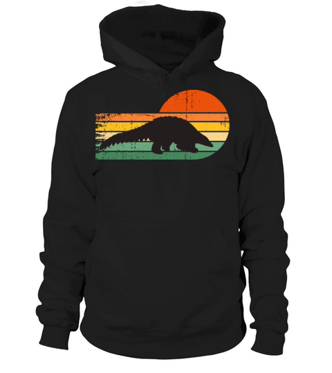 Pangolin Vintage Retro Style Hoodie Unisex
