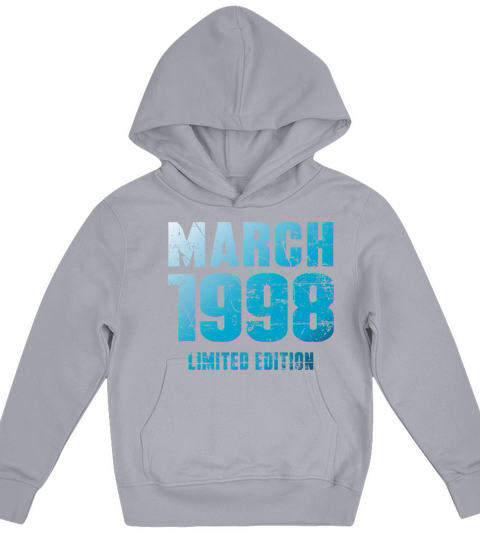 March 1998 Limited Edition Birthday Present Kids Hoodie
