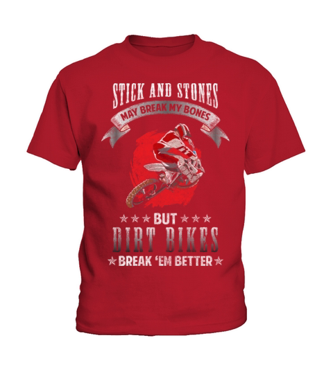 Dirt Bike Adrenaline Extreme Sport Fan Kids T-Shirt