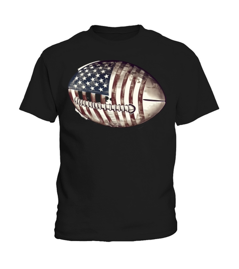 Football USA American Flag Vintage Gift Kids T-Shirt
