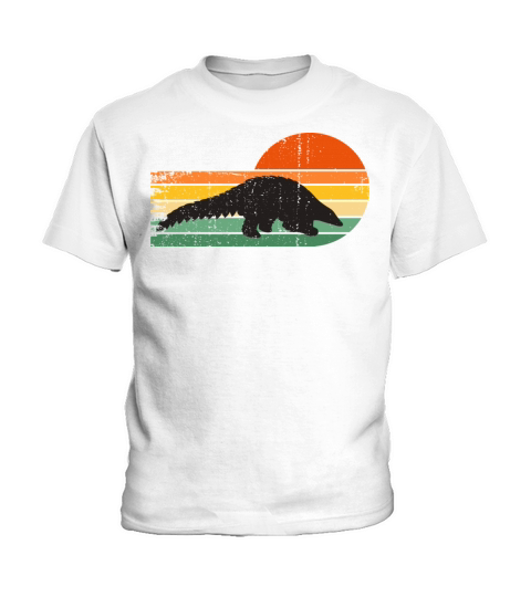 Pangolin Vintage Retro Style Kids T-Shirt