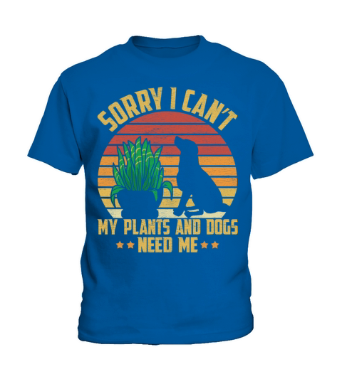 Plant and Dog Lover Gardening Gardener Kids T-Shirt