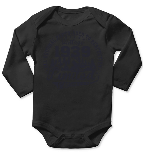 PREMIUM VINTAGE 1939 Long Sleeve Baby One-Piece