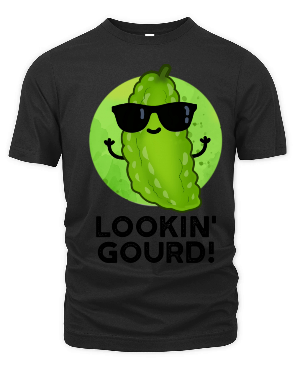 Looking Gourd Cute Cool Veggie Organic Unisex T-shirt