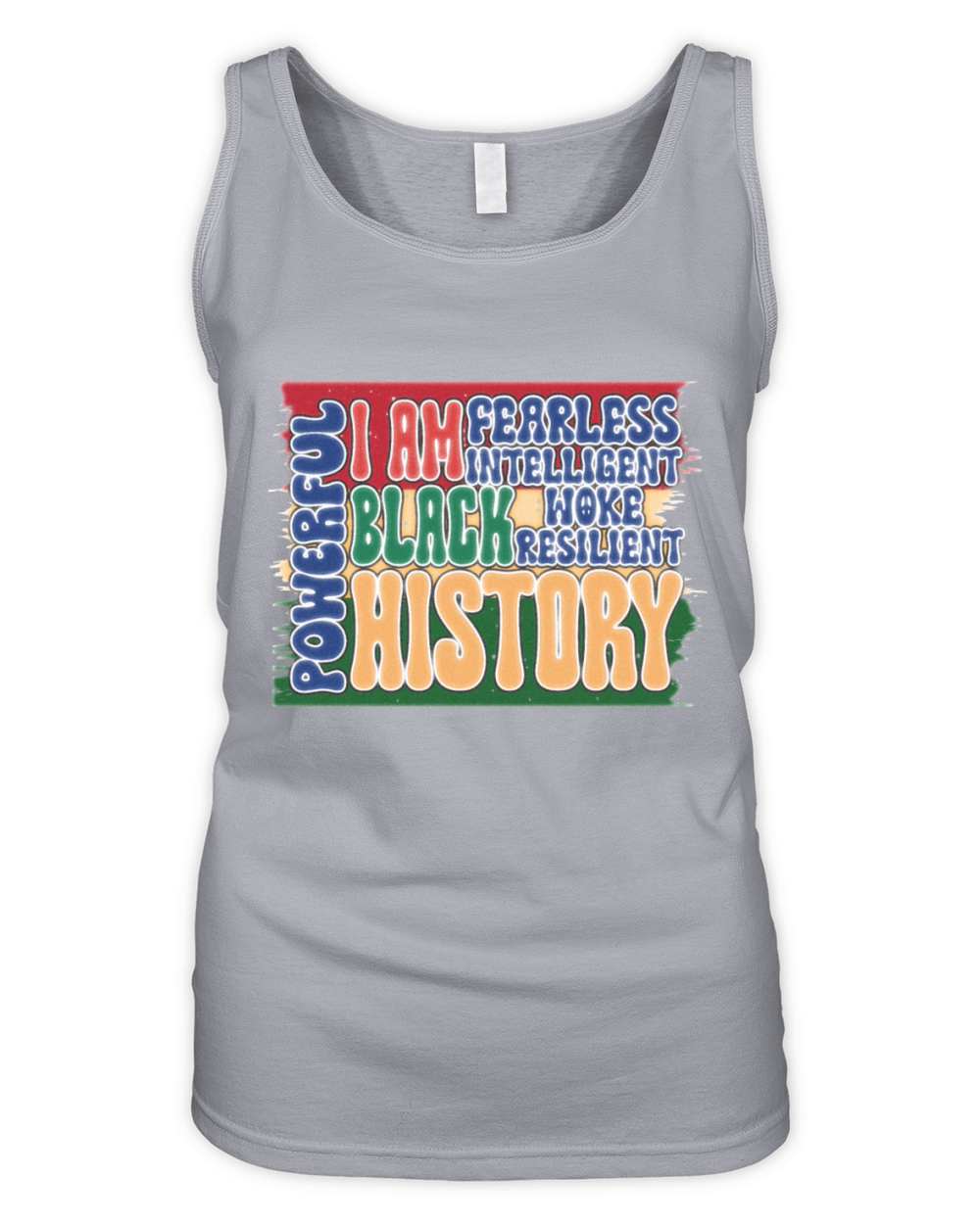 Black History Month Period African Organic Women's Tank Top