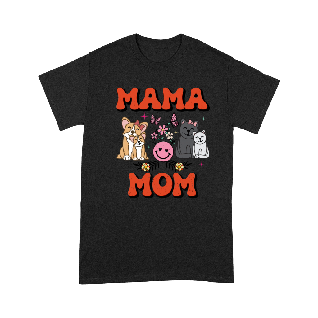 Funny Mama Mom for Mothers Days Groovy Vintage Premium T-shirt