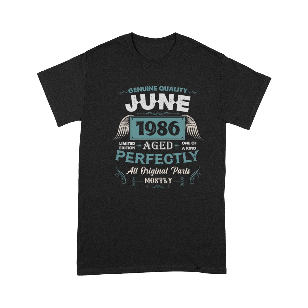 June 1986 Vintage Birthday Present Premium T-shirt