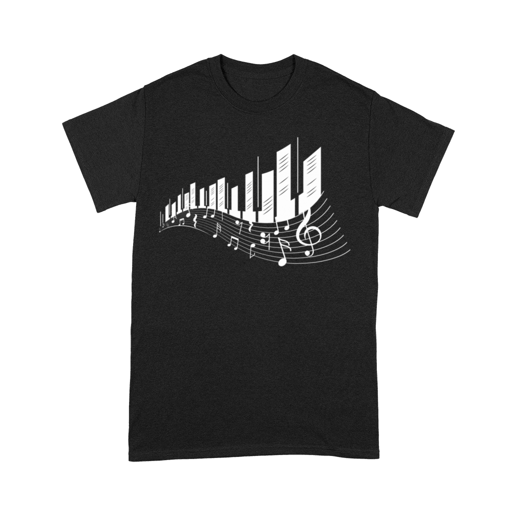 Piano Keys Art Vintage Musical Keyboard Piano Premium T-shirt