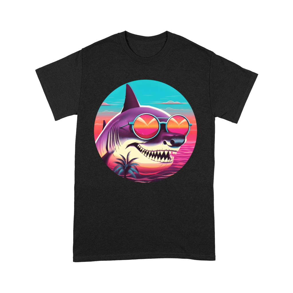 Retro Style 80s 90s Vintage Shark Lovers Premium T-shirt