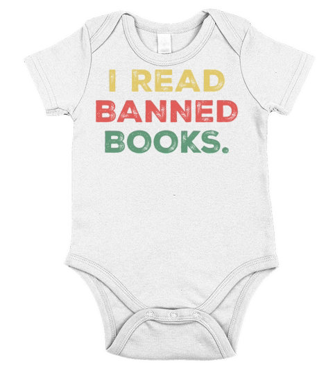 I Read Banned Books Short Sleeve Baby One-Piece