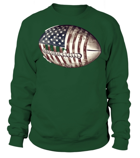Football USA American Flag Vintage Gift Sweatshirt Unisex