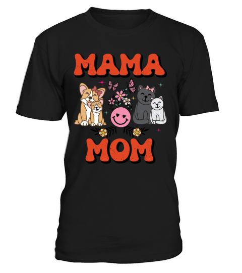 Funny Mama Mom for Mothers Days Groovy Vintage T-Shirt Unisex