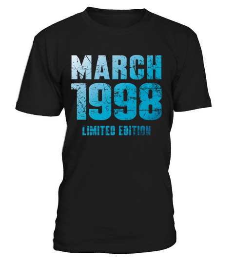 March 1998 Limited Edition Birthday Present T-Shirt Unisex