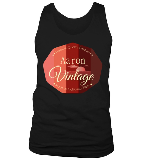 Aaron First Name Vintage Design Tank Top Unisex