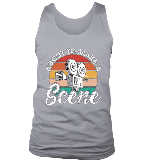 Filmmaking About To Make A Retro Cinema Filmmaker Tank Top Unisex