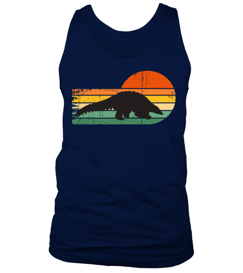 Pangolin Vintage Retro Style Tank Top Unisex