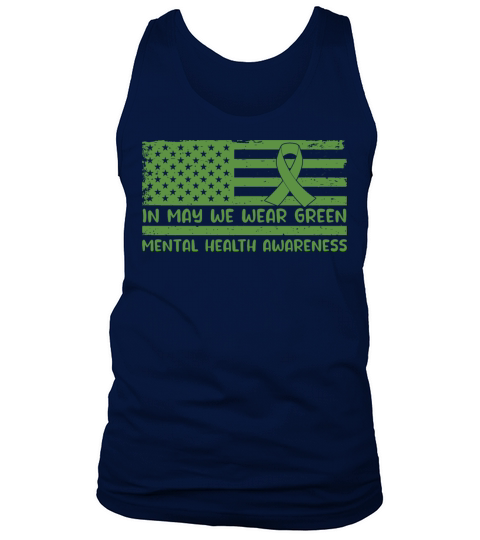 We Wear Green Mental Health Awareness Tank Top Unisex