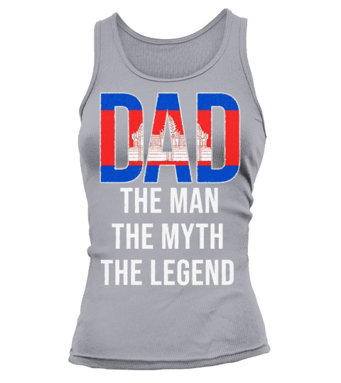 Cambodia Dad Fathers Day Tank top Woman